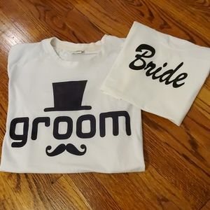 Short-sleeved Bride & Groom Shirts